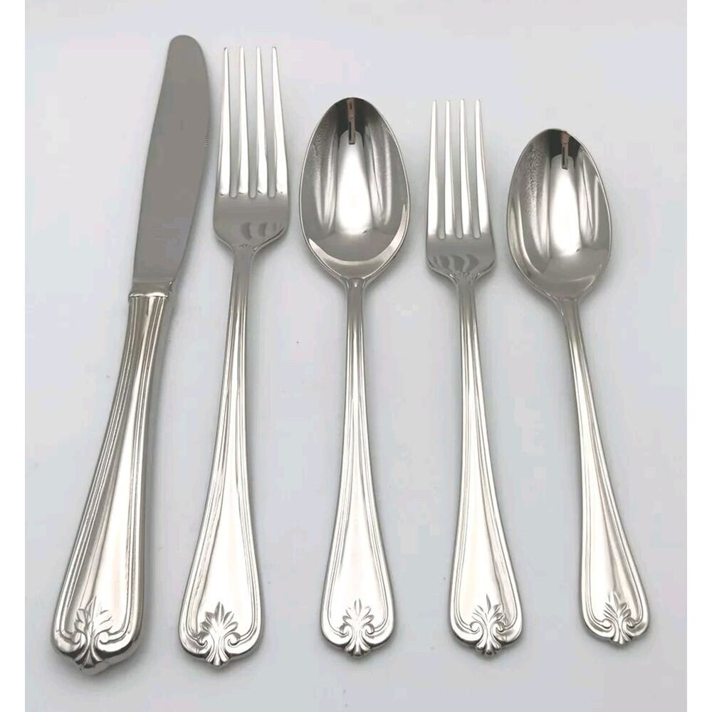 Lenox Yorkdale 5 Piece Place Set 18/10 Stainless Glossy Flatware